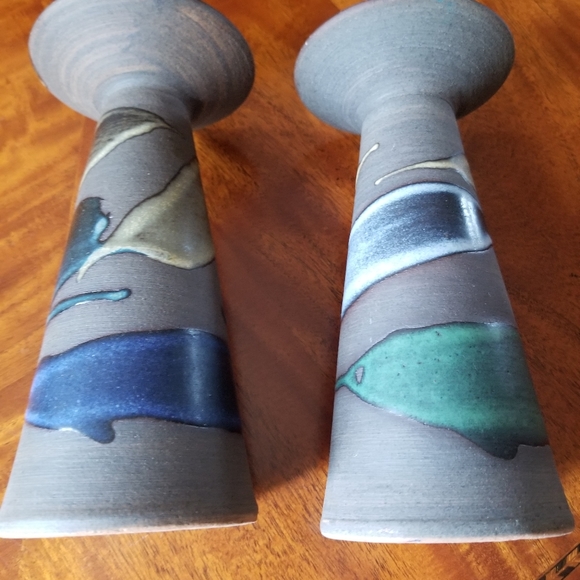 Alfa Dom pottery candle holder - Picture 2 of 9